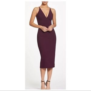 Dress The Population Lyla Dress Plum XXS
